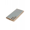 Newface Samsung Galaxy S22 Ultra Kılıf Razer Lensli Silikon - Gold