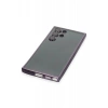 Newface Samsung Galaxy S22 Ultra Kılıf Razer Lensli Silikon - Mor