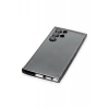 Newface Samsung Galaxy S22 Ultra Kılıf Razer Lensli Silikon - Siyah