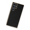 Newface Samsung Galaxy S22 Ultra Kılıf Volet Silikon - Siyah