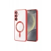 Newface Samsung Galaxy S23 Kılıf Kross Magneticsafe Kapak - Kırmızı