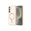 Newface Samsung Galaxy S24 Kılıf Kross Magneticsafe Kapak - Gold