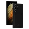 Newface Samsung Galaxy S24 Ultra Kılıf Kelvin Kartvizitli Silikon - Siyah