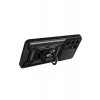 Newface Samsung Galaxy S24 Ultra Kılıf Pars Lens Yüzüklü Silikon - Kırmızı