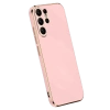 Newface Samsung Galaxy S24 Ultra Kılıf Volet Silikon - Pembe