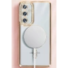 Newface Samsung Galaxy S25 Kılıf Joke Simli Magneticsafe Kılıf - Derin Mor