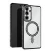 Newface Samsung Galaxy S25 Kılıf Joke Simli Magneticsafe Kılıf - Siyah