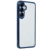 Newface Samsung Galaxy S25 Kılıf Razer Lensli Silikon - Lacivert
