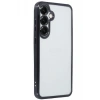Newface Samsung Galaxy S25 Kılıf Razer Lensli Silikon - Siyah