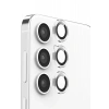 Newface Samsung Galaxy S25 Plus Raze Metal Kamera Lens - Gümüş