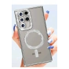 Newface Samsung Galaxy S25 Ultra Kılıf Joke Simli Magneticsafe Kılıf - Derin Mor