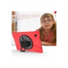 Newface Samsung Galaxy T220 Tab A7 Lite 8.7 Kılıf Amazing Tablet Kapak - Kırmızı