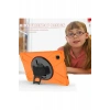 Newface Samsung Galaxy T220 Tab A7 Lite 8.7 Kılıf Amazing Tablet Kapak - Turuncu