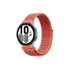Newface Samsung Galaxy Watch 4 Hasırlı Cırtcırtlı Kordon - Turuncu