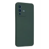 Newface Vivo V23 5G Kılıf Nano içi Kadife Silikon - Koyu Yeşil