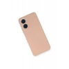 Newface Vivo Y16 Kılıf Nano içi Kadife Silikon - Pudra