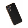 Newface Vivo Y16 Kılıf Volet Silikon - Siyah