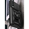 Newface Vivo Y17S Kılıf Pars Lens Yüzüklü Silikon - Siyah