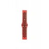 Newface Watch 20mm Spor Delikli Kordon - Kırmızı-siyah