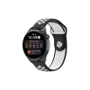 Newface Watch 20mm Spor Delikli Kordon - Siyah-beyaz