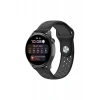 Newface Watch 20mm Spor Delikli Kordon - Siyah-füme