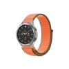 Newface Watch 22mm Hasırlı Cırtcırtlı Kordon - Turuncu
