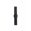 Newface Watch 22mm Spor Delikli Kordon - Siyah-füme