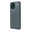 Newface Xiaomi Mİ 11 Lite Kılıf Miami Şeffaf Silikon - Koyu Yeşil