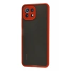 Newface Xiaomi Mİ 11 Lite Kılıf Montreal Silikon Kapak - Kırmızı