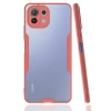 Newface Xiaomi Mİ 11 Lite Kılıf Platin Silikon - Pembe