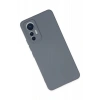 Newface Xiaomi Mi 12 Lite Kılıf Nano içi Kadife Silikon - Gri