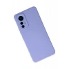 Newface Xiaomi Mi 12 Lite Kılıf Nano içi Kadife Silikon - Lila