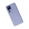 Newface Xiaomi Mi 12T Pro Kılıf Nano içi Kadife Silikon - Lila