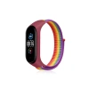 Newface Xiaomi Mi Band 4 Hasırlı Cırtcırtlı Kordon - Gökkuşağı