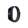 Newface Xiaomi Mi Band 4 Hasırlı Cırtcırtlı Kordon - Lacivert-mor