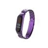 Newface Xiaomi Mi Band 4 Metal Baklalı Kordon - Mor