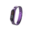 Newface Xiaomi Mi Band 4 Metal Baklalı Kordon - Mor