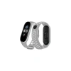 Newface Xiaomi Mi Band 4 Spor Delikli Kordon - Gri-beyaz