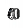 Newface Xiaomi Mi Band 4 Spor Delikli Kordon - Siyah-beyaz