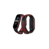 Newface Xiaomi Mi Band 4 Spor Delikli Kordon - Siyah-Kırmızı