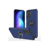 Newface Xiaomi Poco F3 Kılıf Elit Yüzüklü Kapak - Lacivert