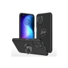 Newface Xiaomi Poco F3 Kılıf Elit Yüzüklü Kapak - Siyah