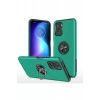 Newface Xiaomi Poco F3 Kılıf Elit Yüzüklü Kapak - Yeşil
