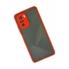 Newface Xiaomi Poco F3 Kılıf Montreal Silikon Kapak - Kırmızı