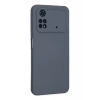 Newface Xiaomi Poco M4 Pro 4G Kılıf Nano içi Kadife Silikon - Gri