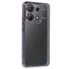 Newface Xiaomi Poco X6 Kılıf Razer Lensli Silikon - Mor