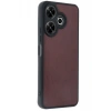 Newface Xiaomi Redmi 13 4G Kılıf Aras Deri Kapak - Bordo