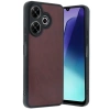 Newface Xiaomi Redmi 13 4G Kılıf Aras Deri Kapak - Bordo