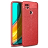 Newface Xiaomi Redmi 9C Kılıf Auto Focus Kapak - Kırmızı