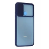 Newface Xiaomi Redmi 9C Kılıf Palm Buzlu Kamera Sürgülü Silikon - Lacivert